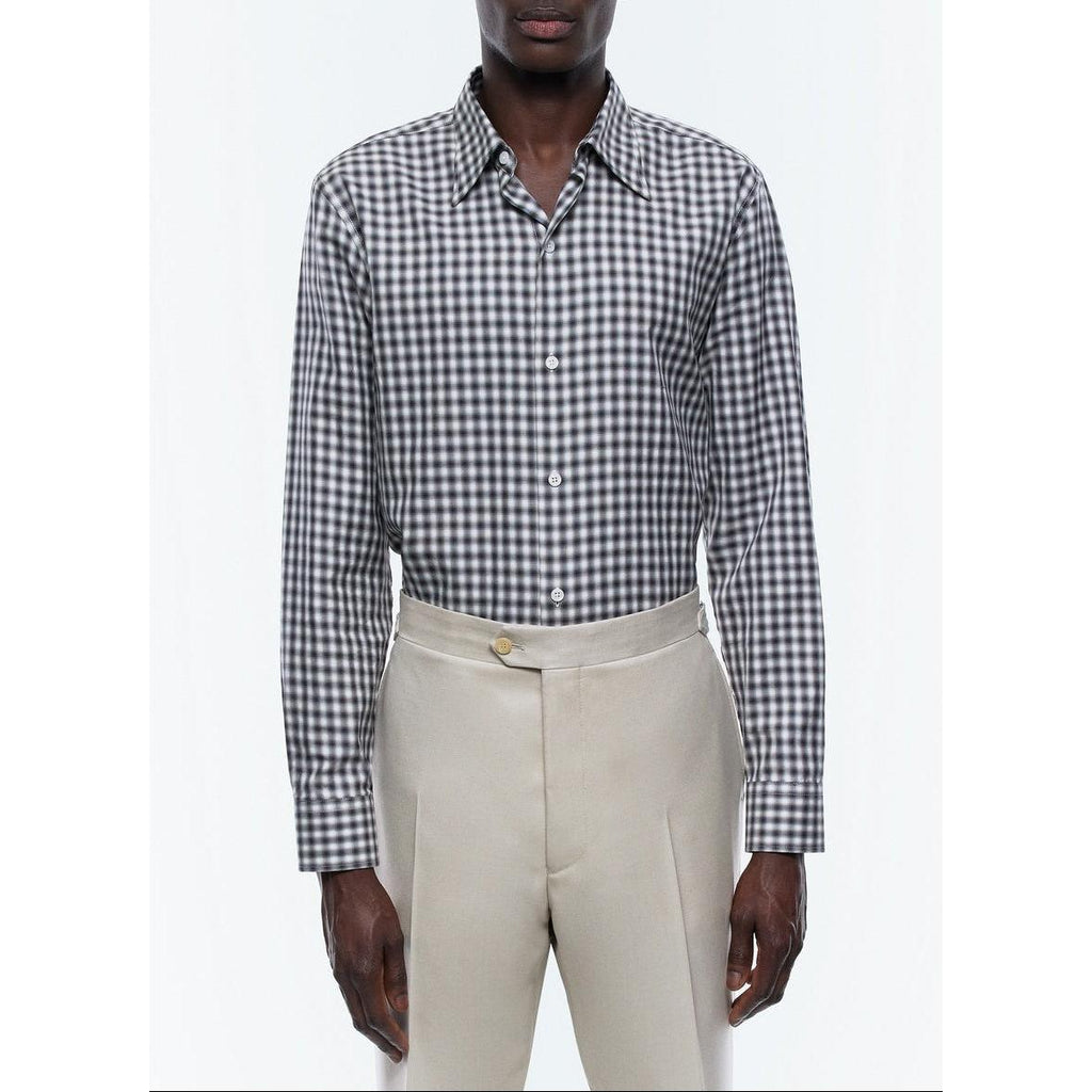 Chemise À Col Hirondelle En Coton - Blanc