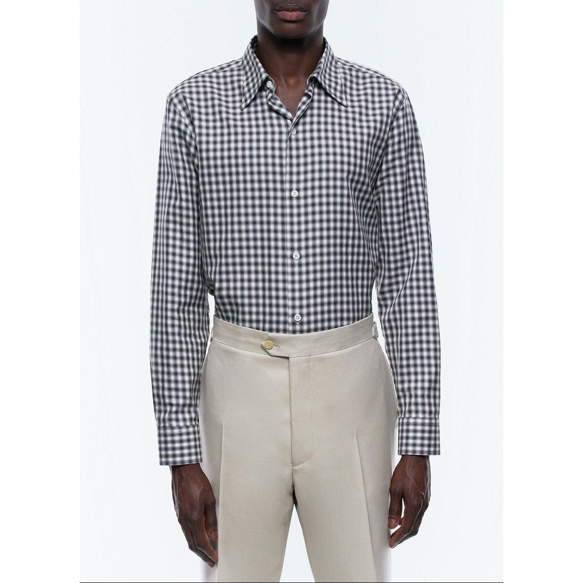Chemise À Col Hirondelle En Coton - Blanc