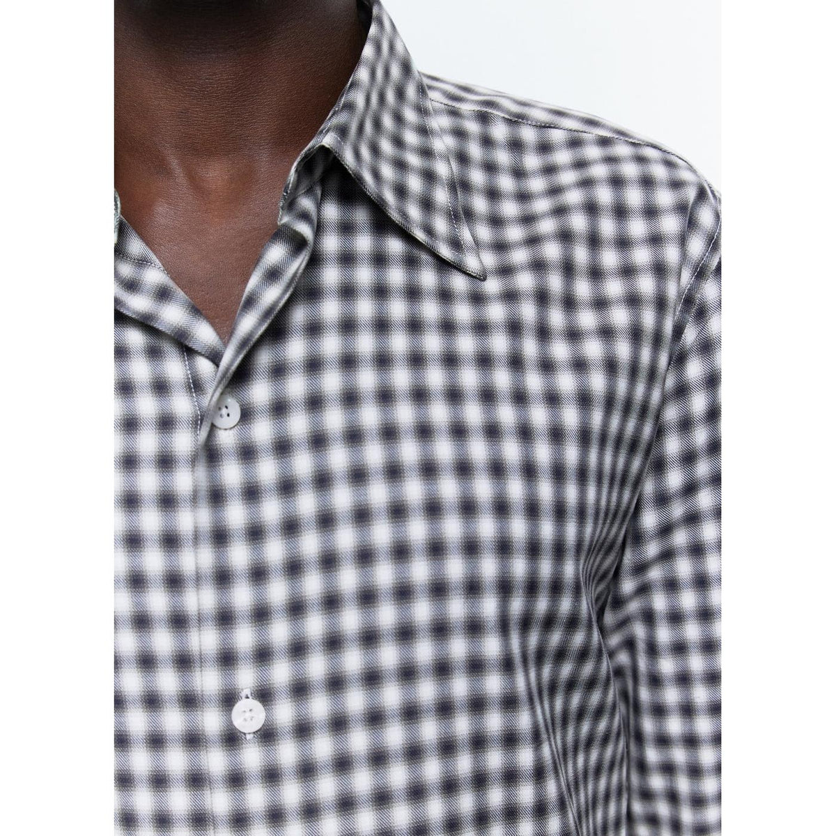 Chemise À Col Hirondelle En Coton - Blanc