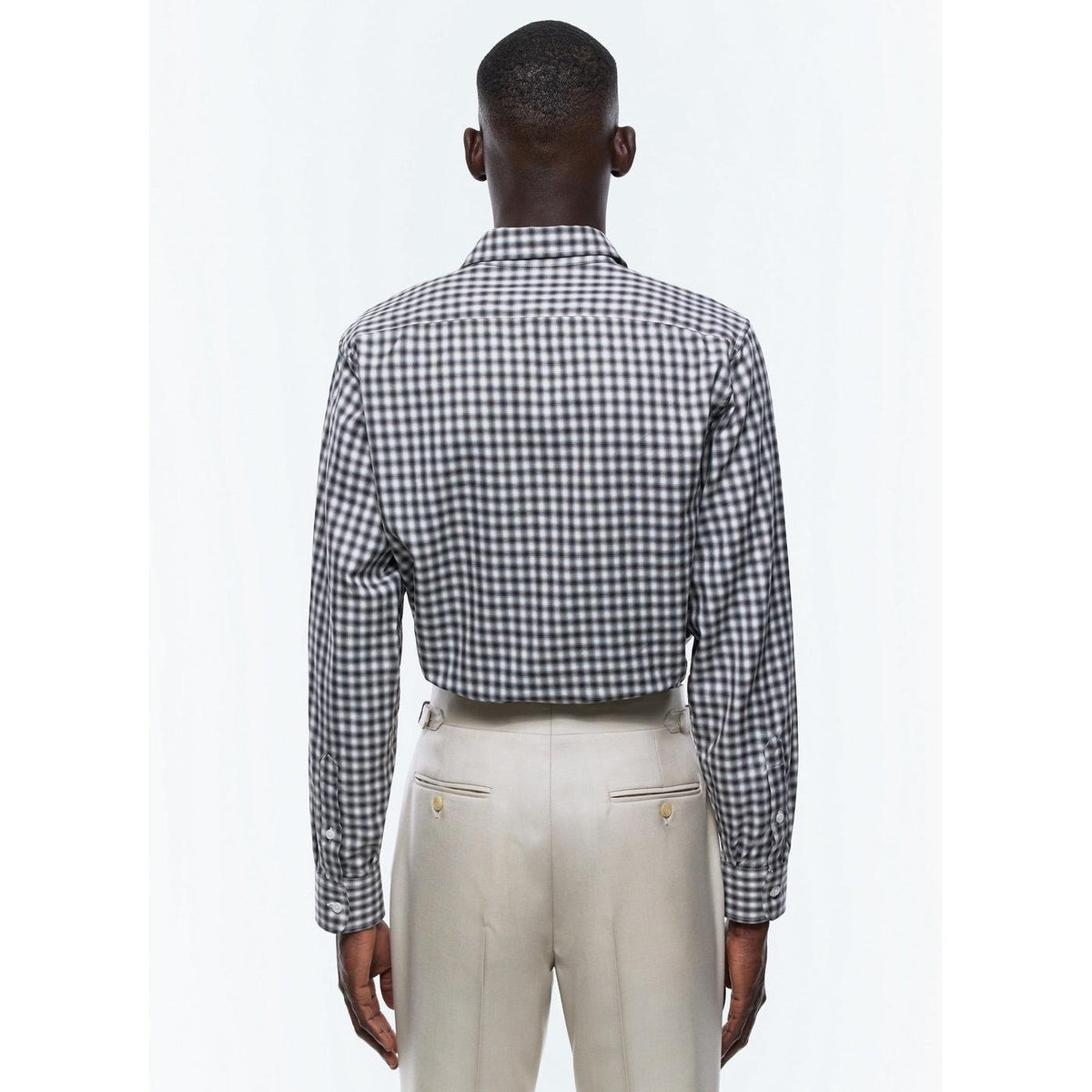 Chemise À Col Hirondelle En Coton - Blanc
