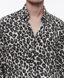 Fursac - Leopard Print Viscose Shirt