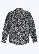 Fursac - Camisa de viscosa con estampado de leopardo