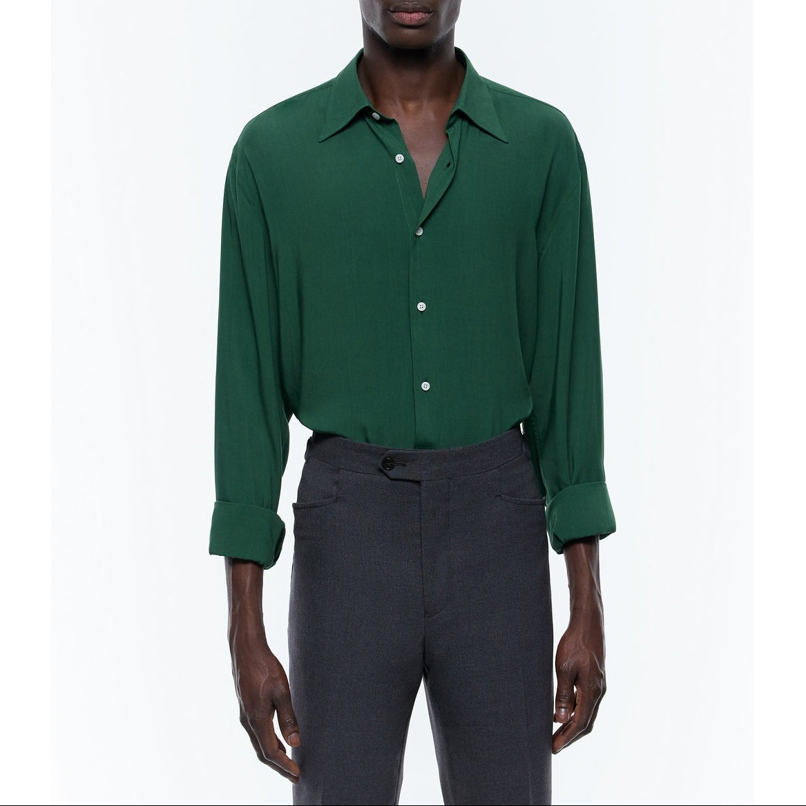 Certified Viscose Shirt - Green