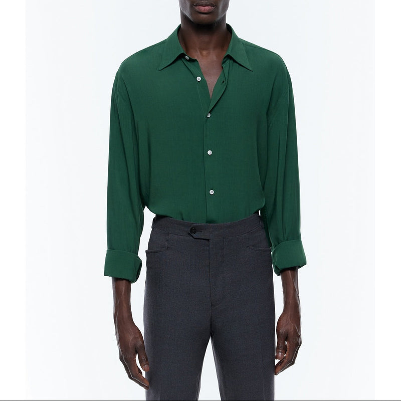 Chemise En Viscose Certifiée - Vert