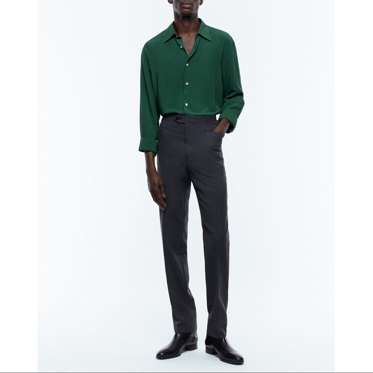Certified Viscose Shirt - Green