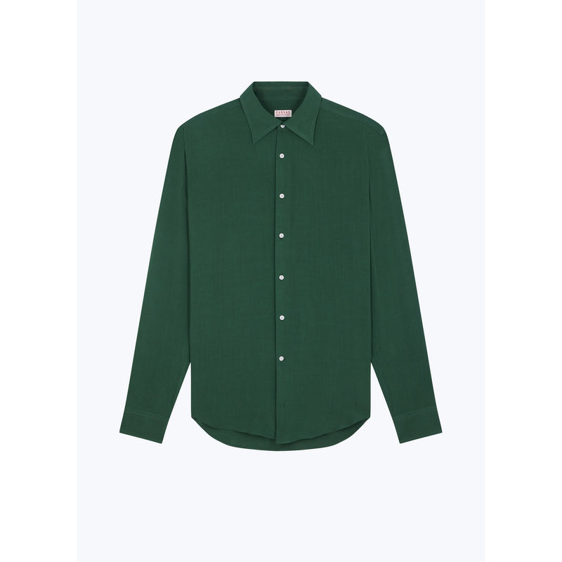 Chemise En Viscose Certifiée - Vert