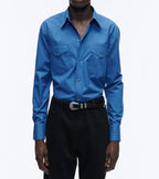 Fursac - Camisa Western En Popelín De Algodón - Indien - Hombre