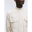 Fursac - Chemise En Flanelle De Coton - Naturel - Homme