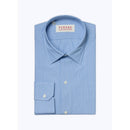 Camisa Azul De Rayas Finas Y Cerradas - India