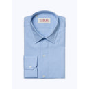 Fursac - Chemise Pâle En Micro Armuré De Coton - Ciel