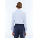 Fursac - Chemise En Popeline De Coton - Bleu