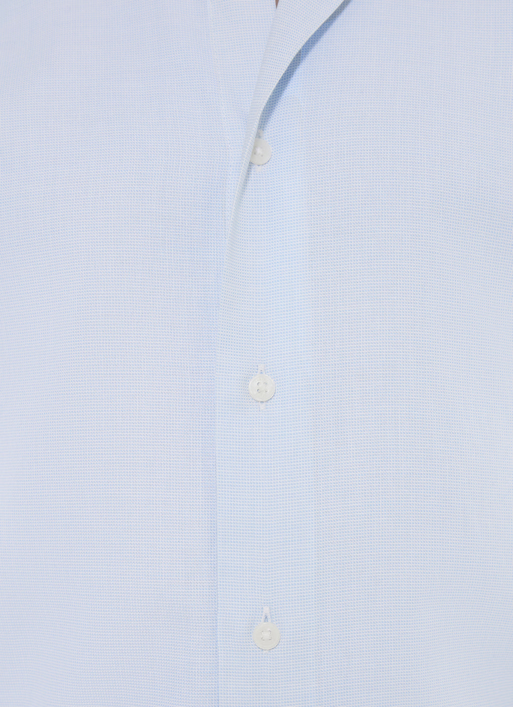 Chemise Micro Dessin - Bleu Clair