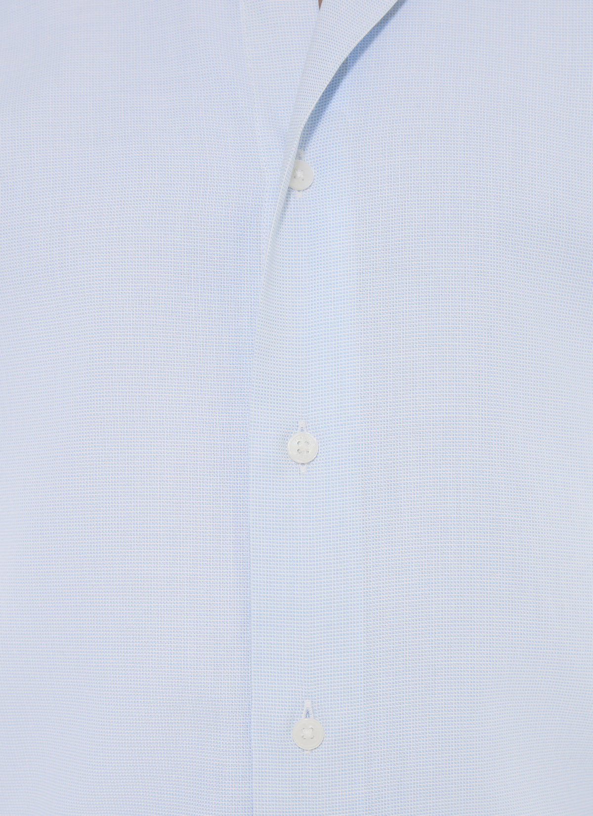 Chemise Micro Dessin - Bleu Clair