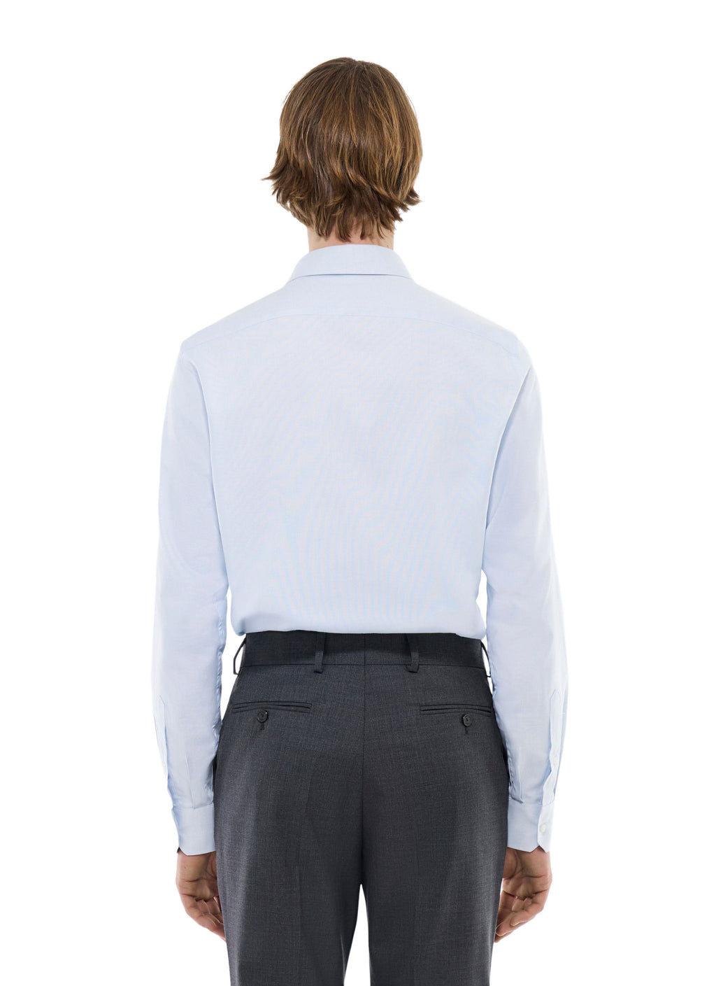 Chemise Micro Dessin - Bleu Clair