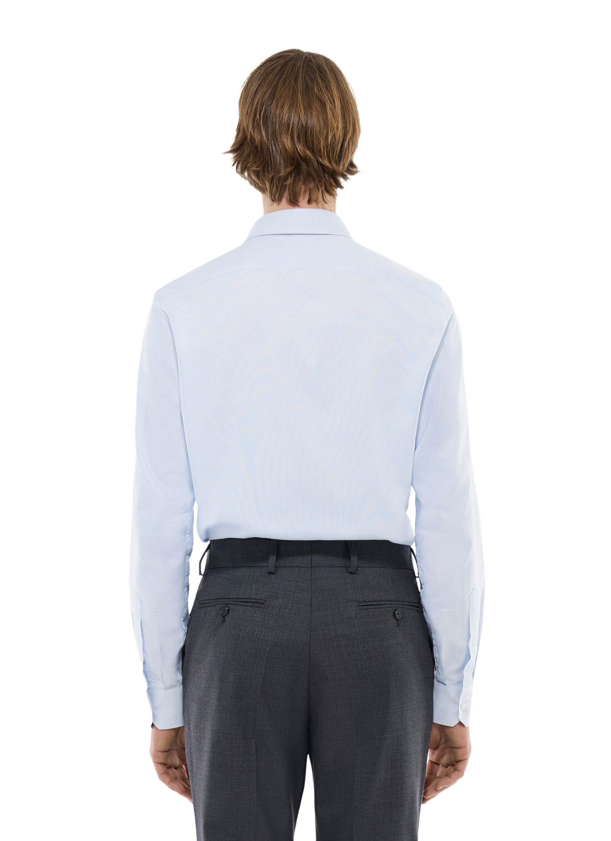 Chemise Micro Dessin - Bleu Clair