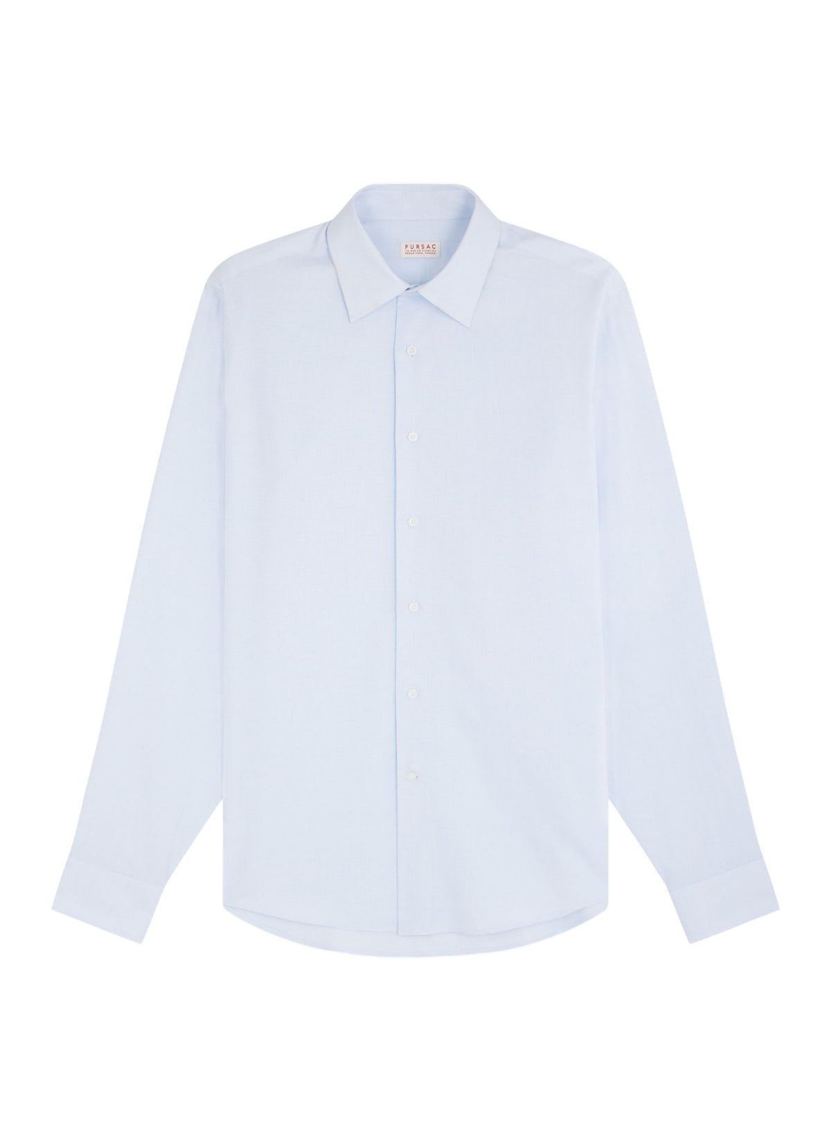Chemise Micro Dessin - Bleu Clair