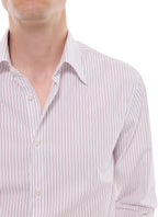 Chemise Rayée - Bordeaux