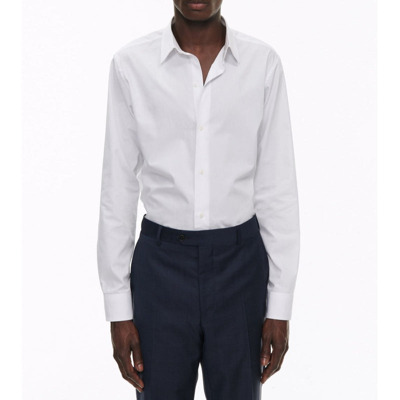 Fursac - Camisa de popelina de algodón orgánico - Blanco - Hombre
