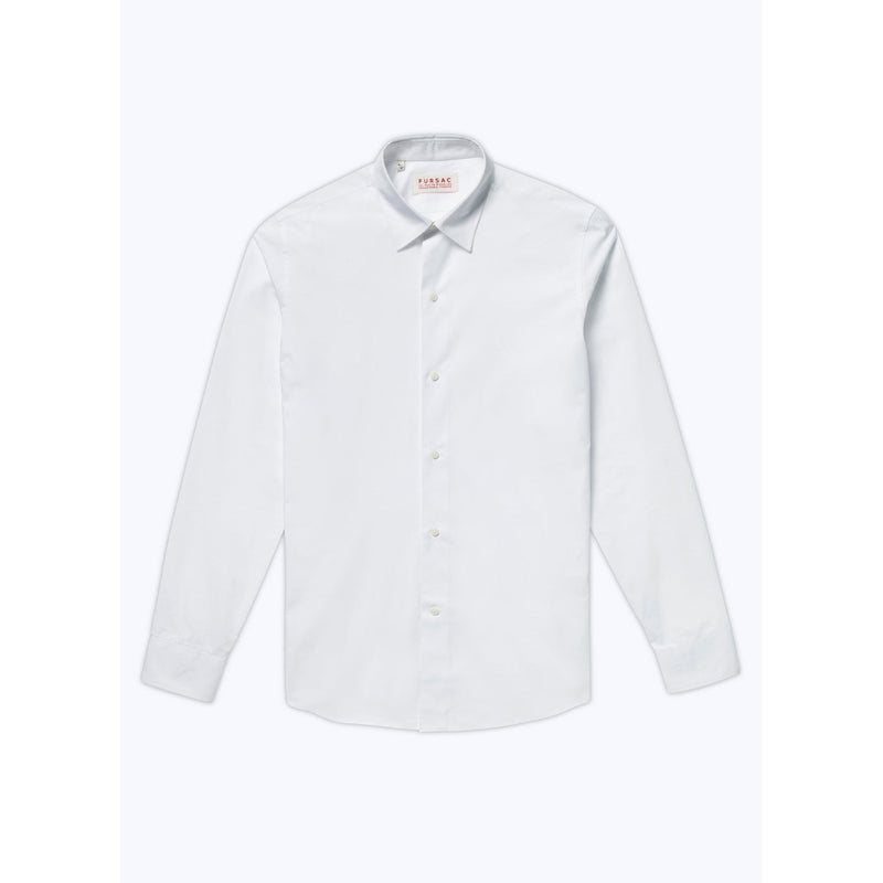 Fursac - Camisa de popelina de algodón orgánico - Blanco - Hombre