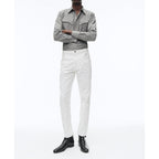 Gray Cotton Western Shirt - Dark Gray