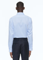 Fursac - Blue Cotton Twill Shirt - Blue