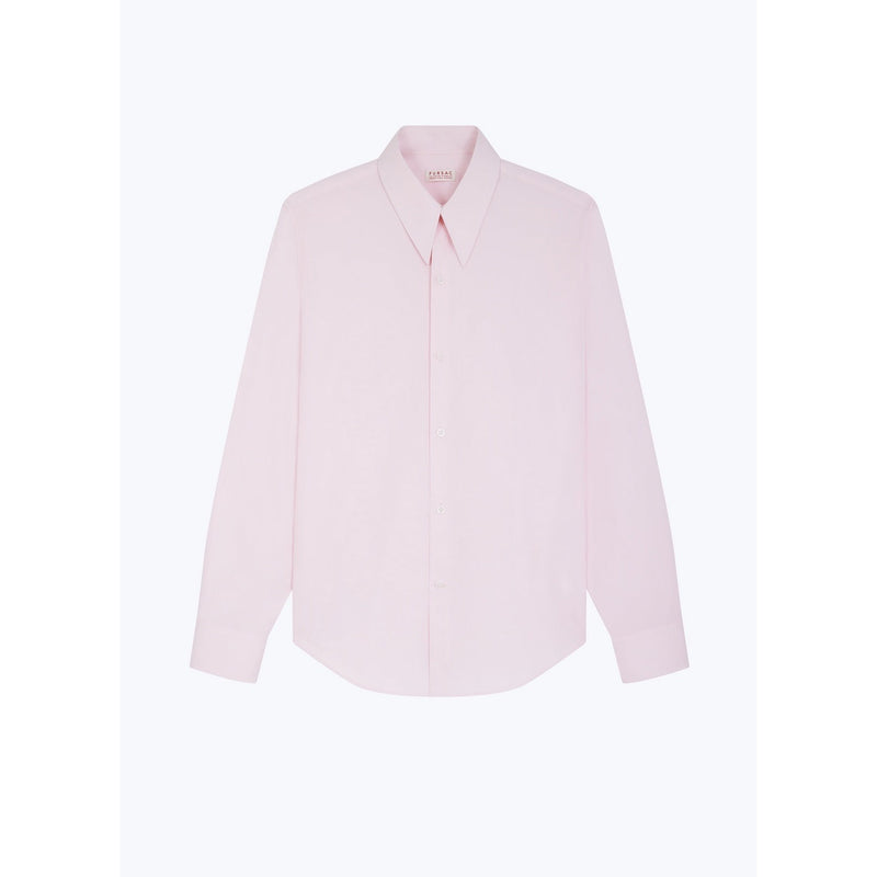 Camisa Rosa Con Cuello Lanza - Rosa Pálido