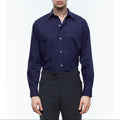 Camicia a quadri con tasche applicate - Blu navy