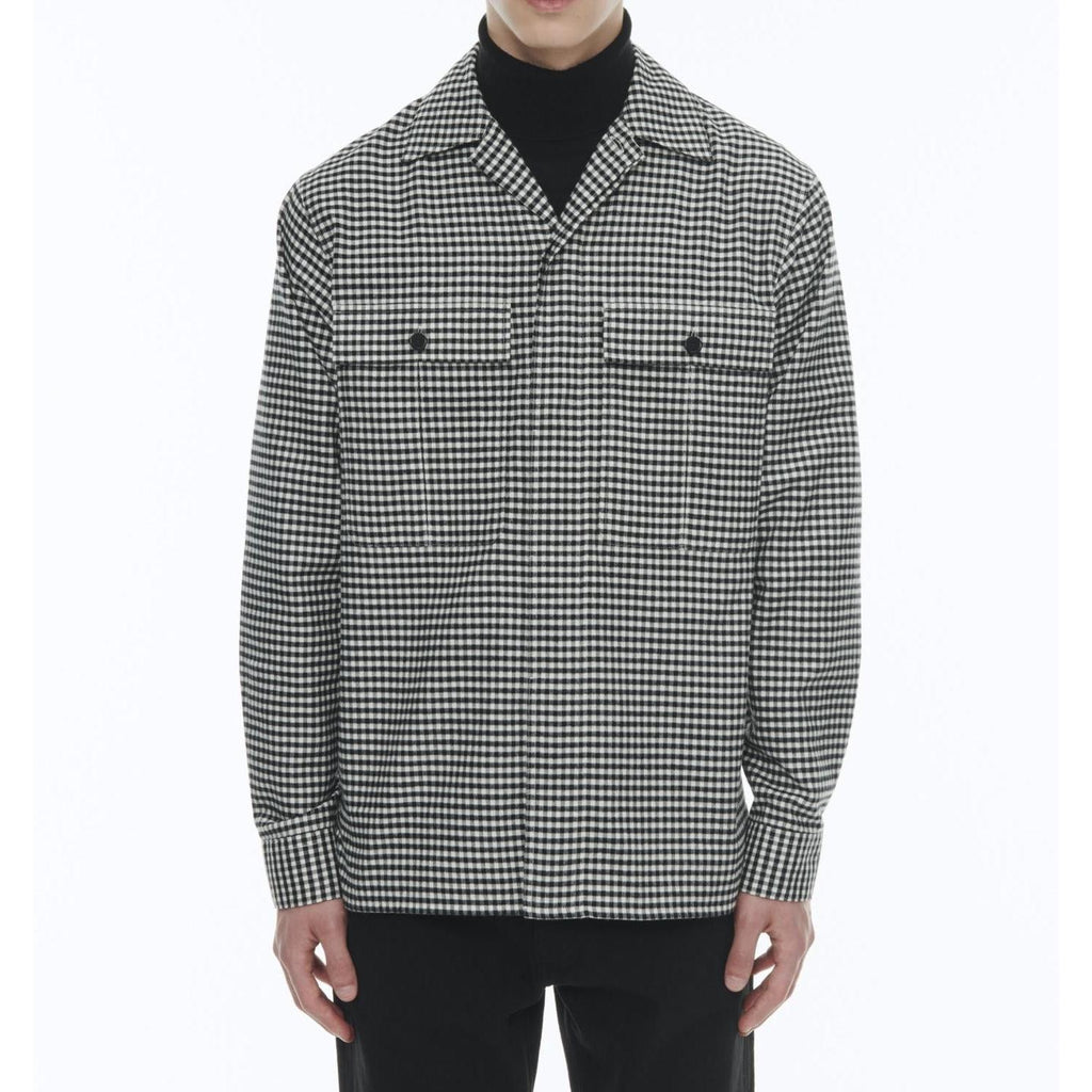 Chemise Droite En Coton Gratté Biologique