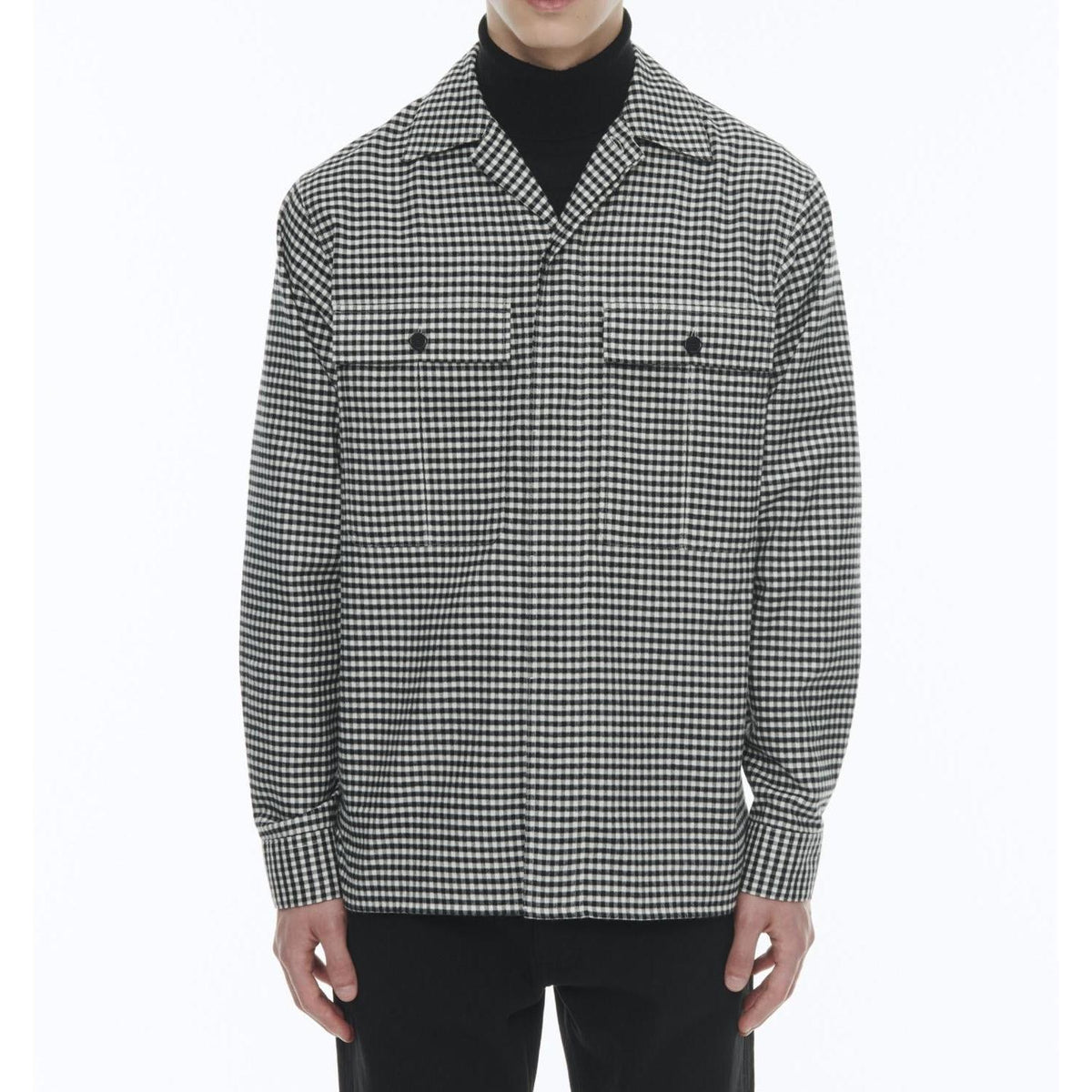 Chemise Droite En Coton Gratté Biologique