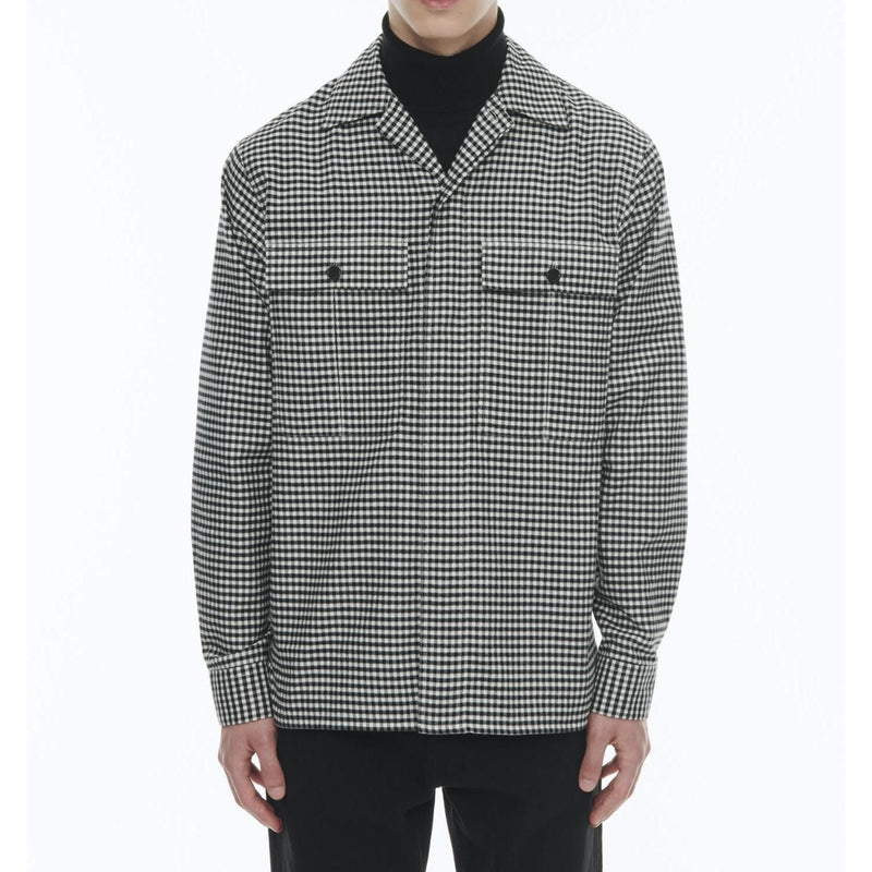 Chemise Droite En Coton Gratté Biologique