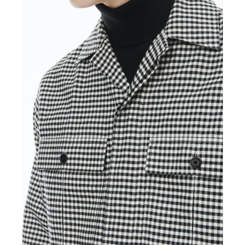 Chemise Droite En Coton Gratté Biologique