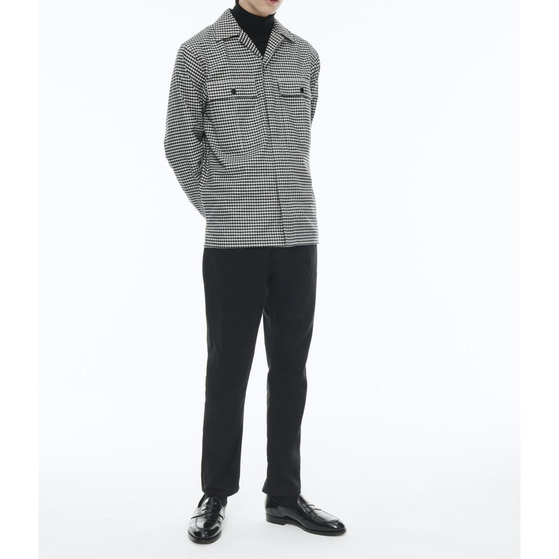 Chemise Droite En Coton Gratté Biologique