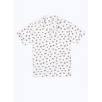 Fursac - Chemise Hawaïenne En Coton Imprimé - Beige - Imprimé Drapeaux Français