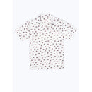 Chemise Hawaïenne En Coton Imprimé - Beige - Imprimé Drapeaux Français