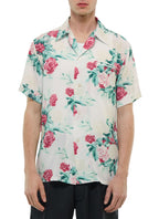 Kurzarmhemd mit Blumenmuster – Helles Blumenmuster