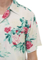 Kurzarmhemd mit Blumenmuster – Helles Blumenmuster