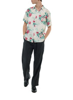 Kurzarmhemd mit Blumenmuster – Helles Blumenmuster