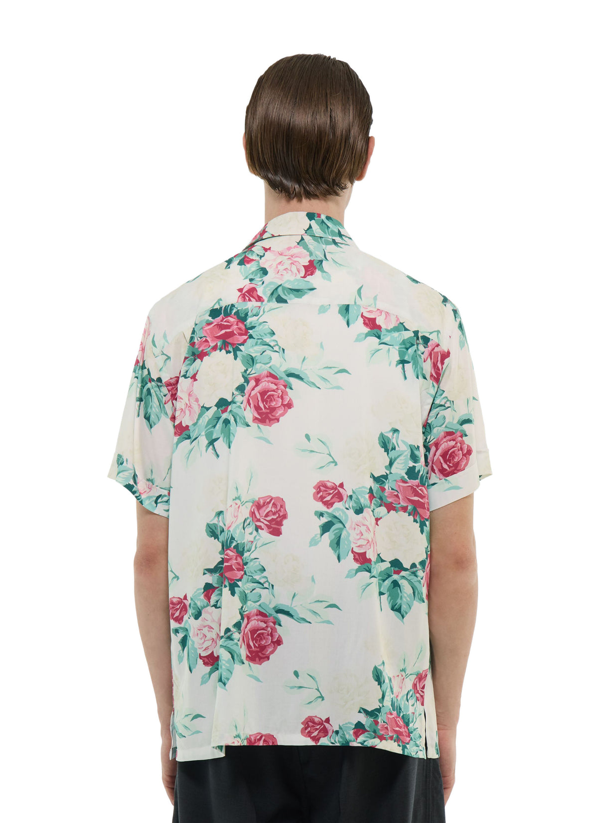 Kurzarmhemd mit Blumenmuster – Helles Blumenmuster