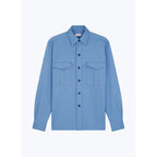 Surchemise Twill Épais Bleue - Bleu Gris