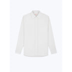 Camisa De Pana Fina Con Bolsillos En El Pecho Crudo - Blanco Roto