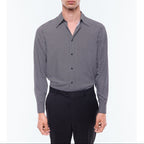 Certified Viscose Polka Dot Shirt - Black - White Polka Dots