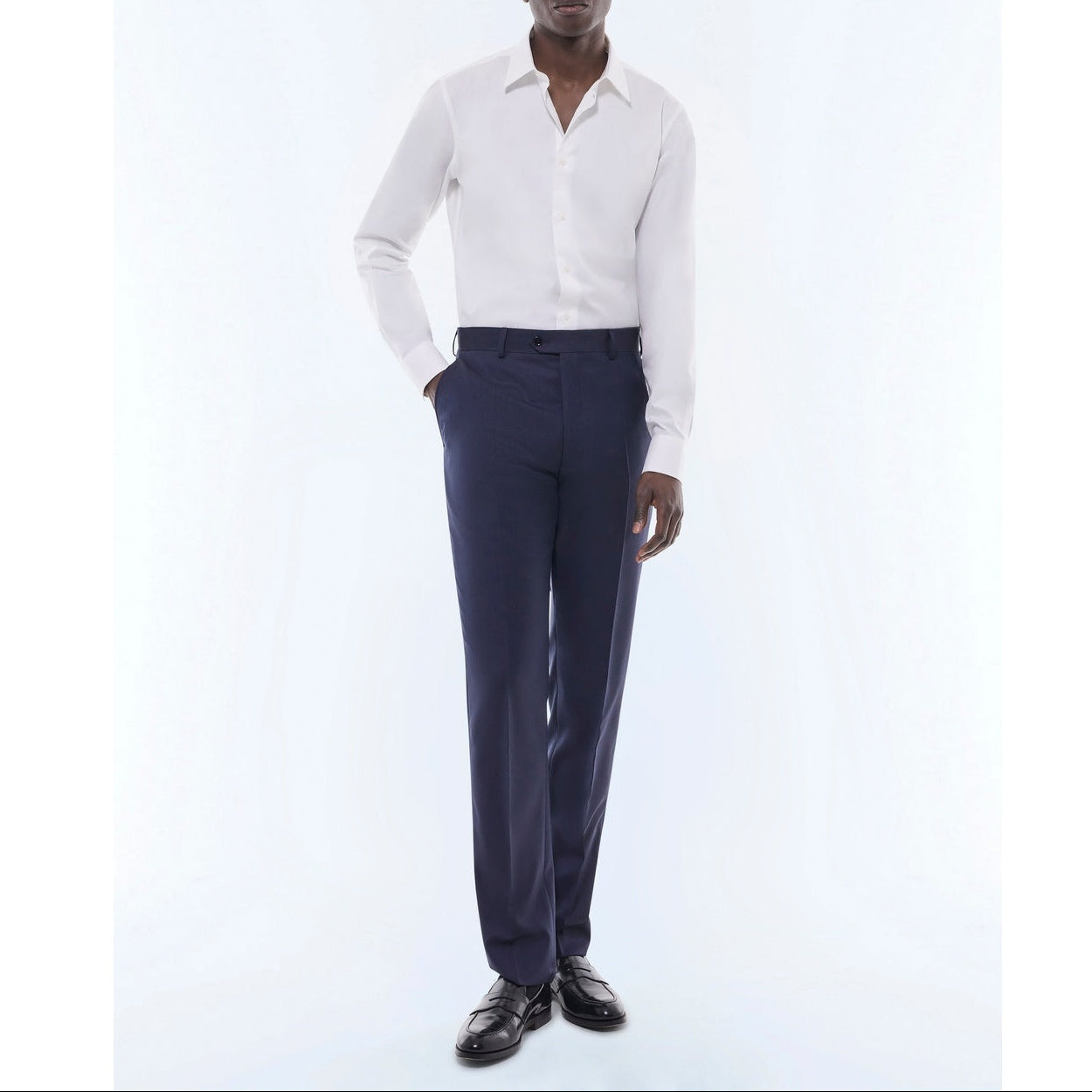 Fursac - Chemise Essayage Popeline Unie - Blanc