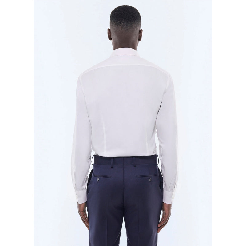 Plain Poplin Try-On Shirt - White