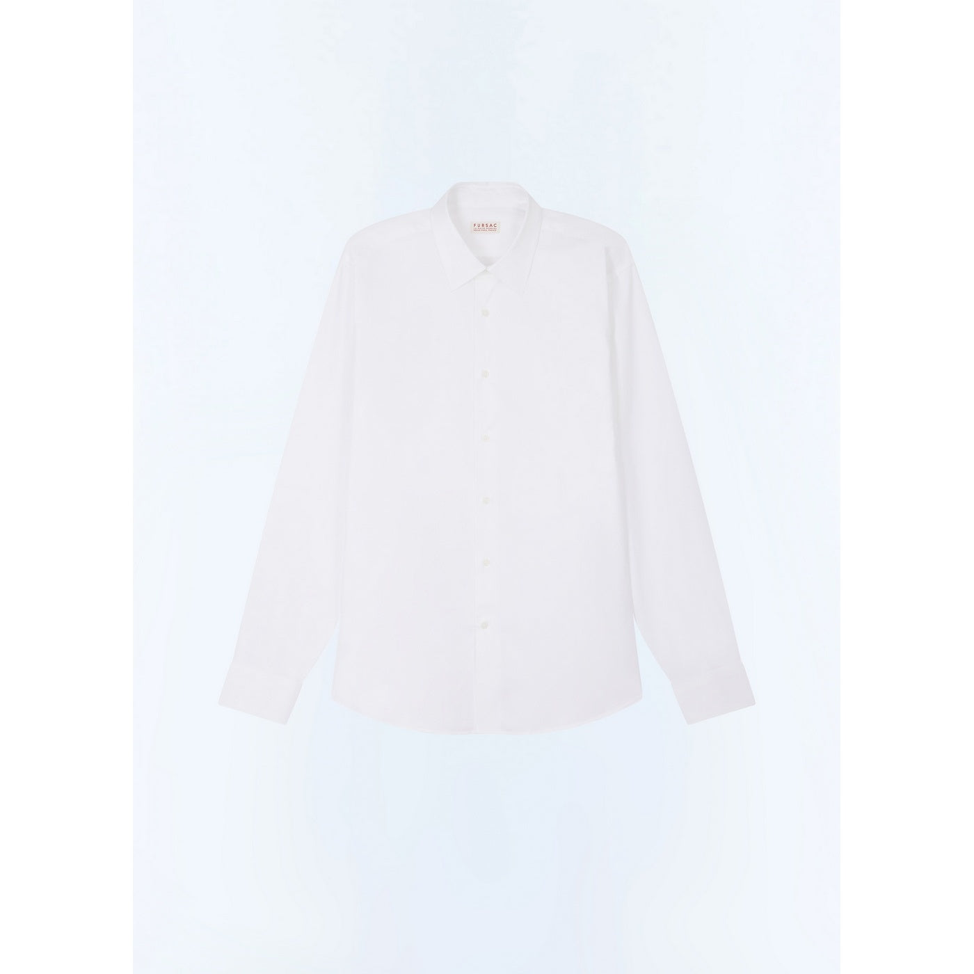 Fursac - Camisa Cuello Francés Pequeña - Blanco
