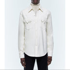 Surchemise En Flanelle De Coton - Ecru