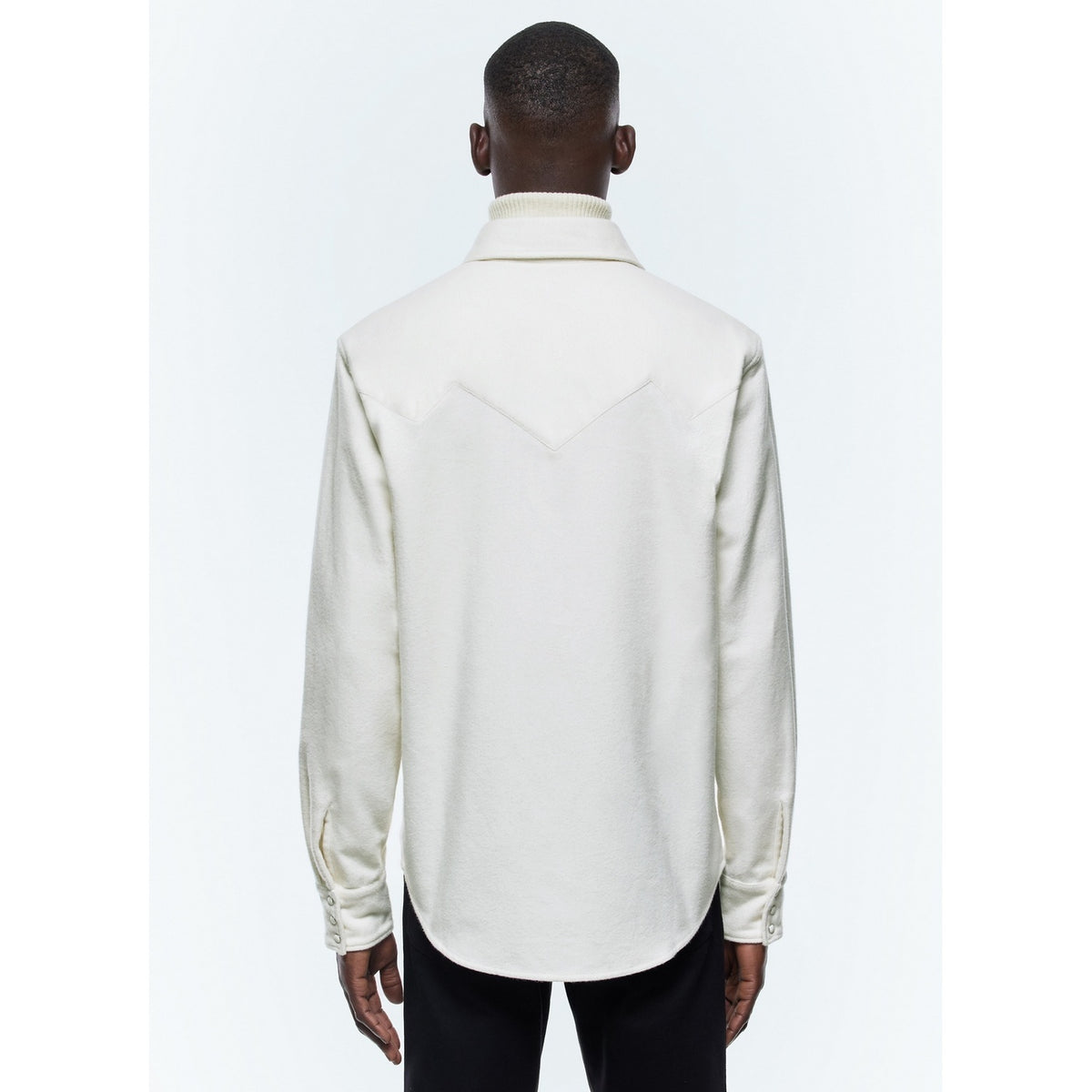 Surchemise En Flanelle De Coton - Ecru