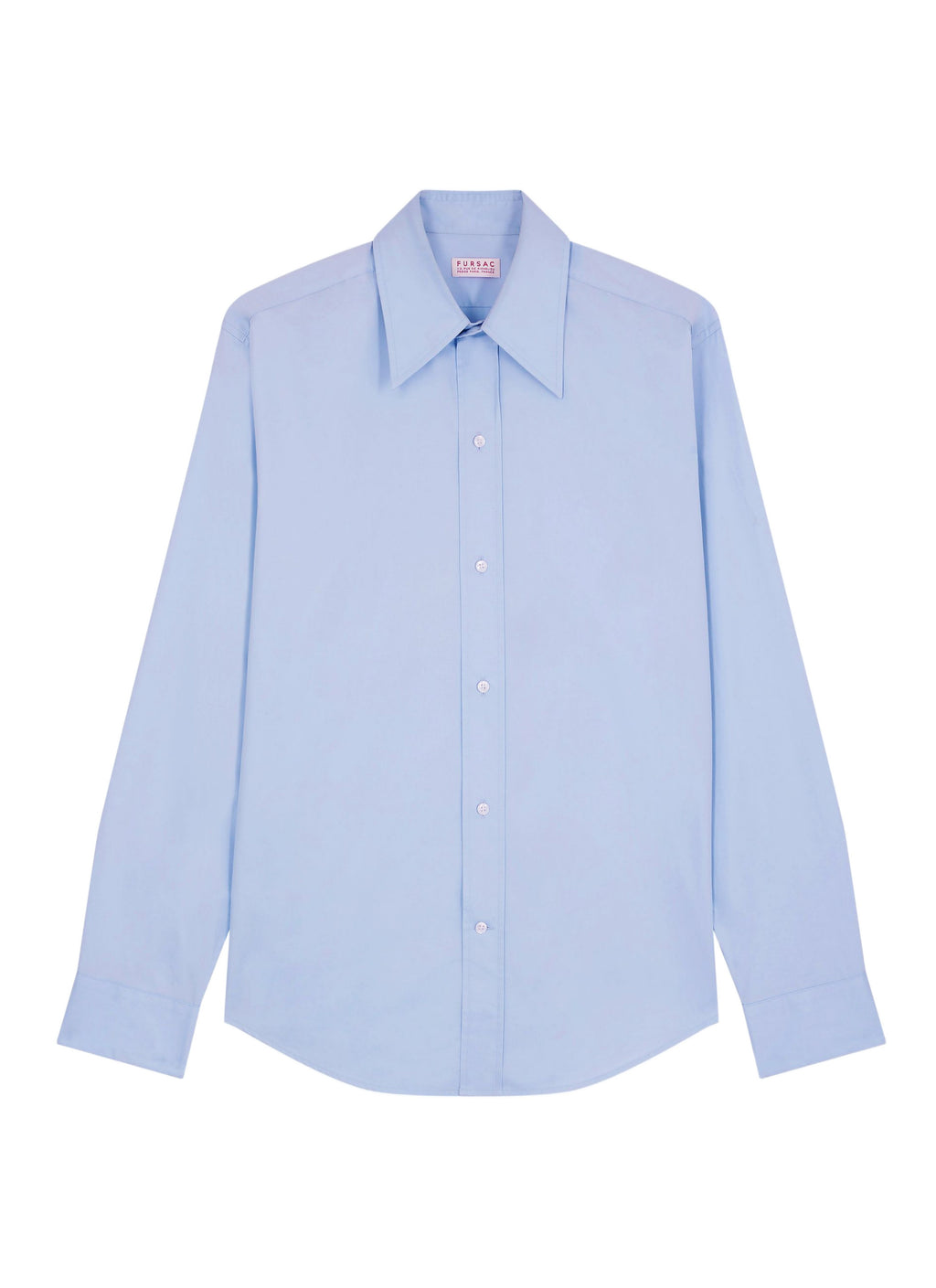 Chemise Col Pointe Souple - Ciel