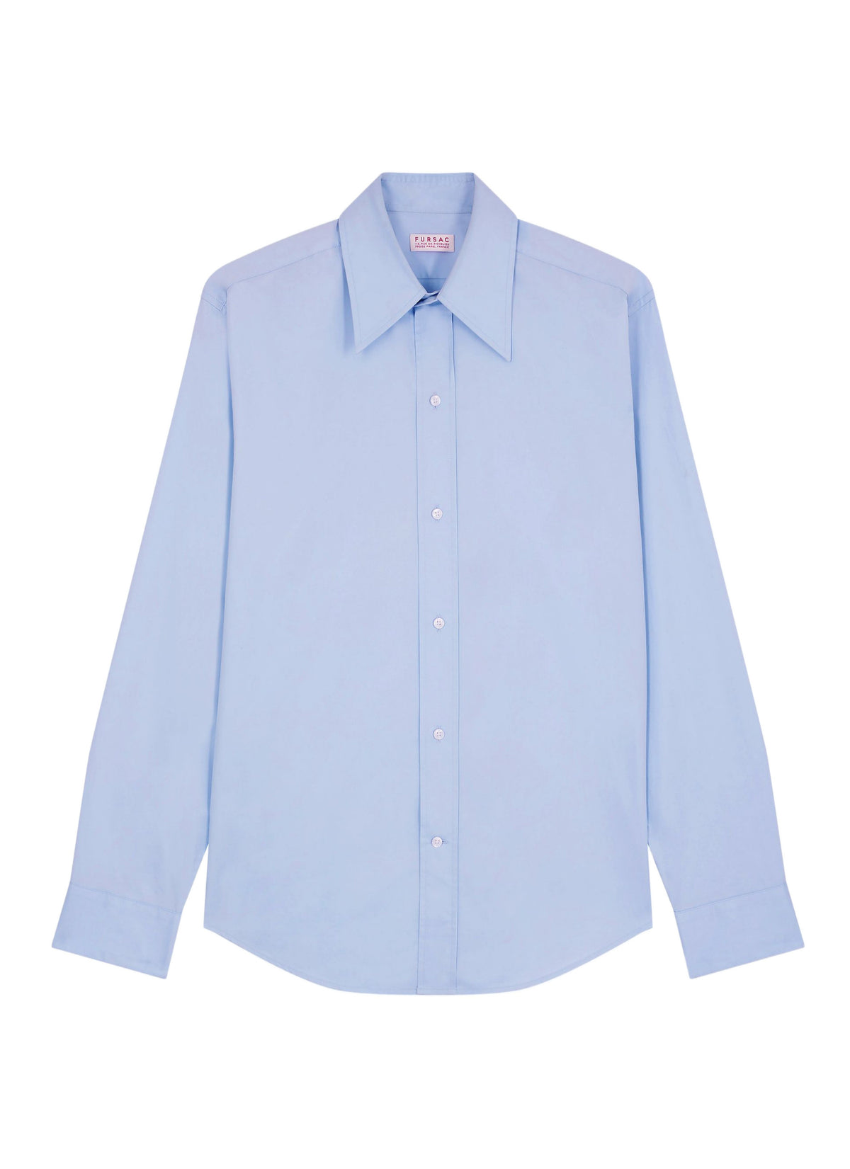 Chemise Col Pointe Souple - Ciel