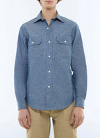Surchemise En Chambray Brodée - Persan