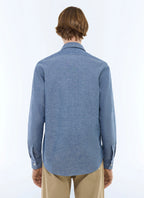Surchemise En Chambray Brodée - Persan